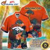 Personalized Denver Broncos NFL Panel Hawaiian Shirt