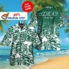 New York Jets Swirling Palms Aloha Shirt