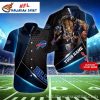 Personalized NFL Buffalo Bills Blue Hibiscus Pattern Hawaiian Shirt