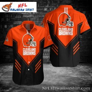 Personalized Starlit Field Cleveland Browns Hawaiian Shirt