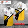 Palm Beach Playbook – Pittsburgh Steelers Tropical Palm Hawaiian Shirt