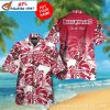 Red Diamond Texture Tampa Bay Buccaneers Hawaiian Shirt