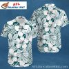 Philadelphia Eagles Beachfront Football And Palms Aloha Shirt