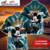 Night Stealth Philadelphia Eagles Tropical Shirt – Customizable Crest Design