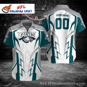 Philadelphia Eagles Lightning Strike Custom Hawaiian Shirt