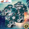 Snoopy And Woodstock Design Eagles Game Day Aloha Shirt