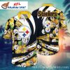 Gridiron League Glory – Pittsburgh Steelers Vintage Hawaiian Shirt