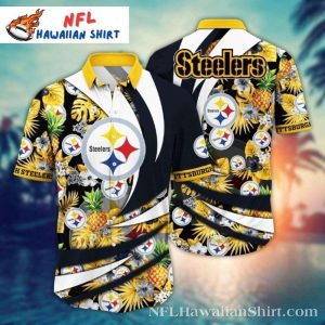 Pineapple Blitz – Tropical Pittsburgh Steelers Hawaiian Shirt