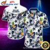 Starry Night Dallas Cowboys Fan Tropical Hawaiian Shirt – Personalize With Name Number