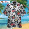 Sporty Chic – Classic Houston Texans Hawaiian Casual Button-Up