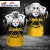 Pittsburgh Steelers Championship Legacy Striped Hawaiian Shirt