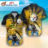 Pittsburgh Steelers Sunset Palms – Beach Vibe Hawaiian Shirt