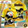 Pittsburgh Steelers Galactic Rookie Customizable Baby Yoda Hawaiian Shirt