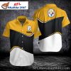 Pittsburgh Steelers Tiki Hut Palm Shadow Hawaiian Shirt