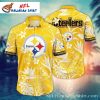 Pittsburgh Steelers Vintage Ride Tropical Aloha Shirt