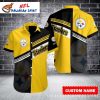 Tropical Blitz Steelers Hawaiian Shirt – Palms And Helmets Fanfare