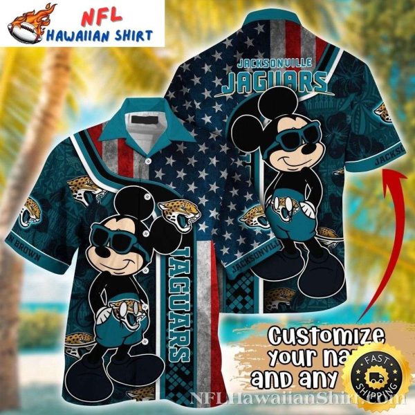 Playful Mascot Jacksonville Jaguars Mickey Hawaiian Shirt – Charismatic Character Fun