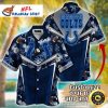 Sleek Playbook – Indianapolis Colts Modern Lines Hawaiian Shirt