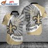 Personalized New Orleans Saints Tropical Hawaiian Shirt With Custom Name Feature