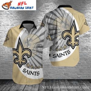 Quarterback’s Dream New Orleans Saints Tropical Hawaiian Shirt With Playbook Design