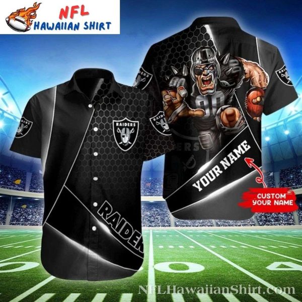 Raiders Ultimate Defender Personalized Aloha Shirt