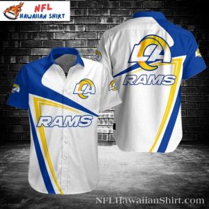 Rams LA Signature Line Hawaiian Shirt – Classic Sports Elegance