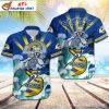 Rams Streaking Victory Custom Name Hawaiian Shirt