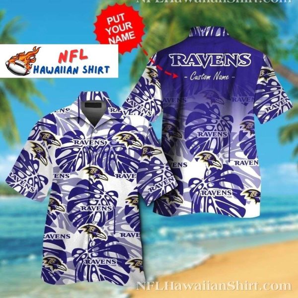 Ravens Signature Series – Personalized Baltimore Hawaiian Shirt