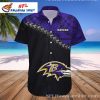Ravens Sunset Paradise – Tropical Baltimore Hawaiian Shirt
