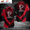 Sunset Red Atlanta Falcons Beach NFL Custom Name Hawaiian Shirt
