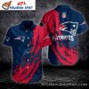 Personalized Gridiron Glory New England Patriots Football Hawaiian Shirt