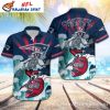 Split Design New England Patriots Custom Hawaiian Shirt