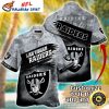 Raiders Warrior Spirit Customizable Hawaiian Shirt