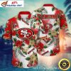 San Francisco 49ers Hawaiian Shirt – Tropical Skull Touch For 49ers Fans