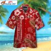 San Francisco 49ers Sizzling Football Flames Aloha Shirt
