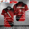 Skeletal Quarterback Halloween Special 49ers Aloha Shirt