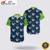 Seattle Seahawks Gridiron Glory Aloha Shirt – Team Spirit Blue And Grey