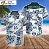 NFL Metal Pattern Seattle Seahawks Personalized Hawaiian Shirt