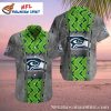 Seattle Seahawks Electric Wave Hawaiian Shirt – Dynamic Swirl Design