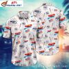 Seattle Seahawks Gridiron Glory Floral Personalized Hawaiian Shirt