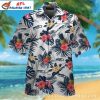 Seattle Seahawks Tropic Touchdown Customizable Aloha Shirt