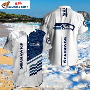 Seattle Seahawks Scholarly Stripes Custom Fan Hawaiian Shirt