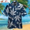 Tropical Night Seattle Seahawks Aloha Shirt – Monochrome Palm Vibe