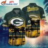 Spirited Game Day – Green Bay Packers Hawaiian Shirt With Team Logo Swirls