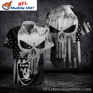 Skull Punter – Las Vegas Raiders Raiders Aloha Spirit Hawaiian Shir