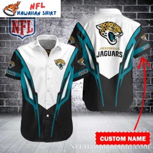 Sleek Edge Customizable Jacksonville Jaguars Hawaiian Shirt