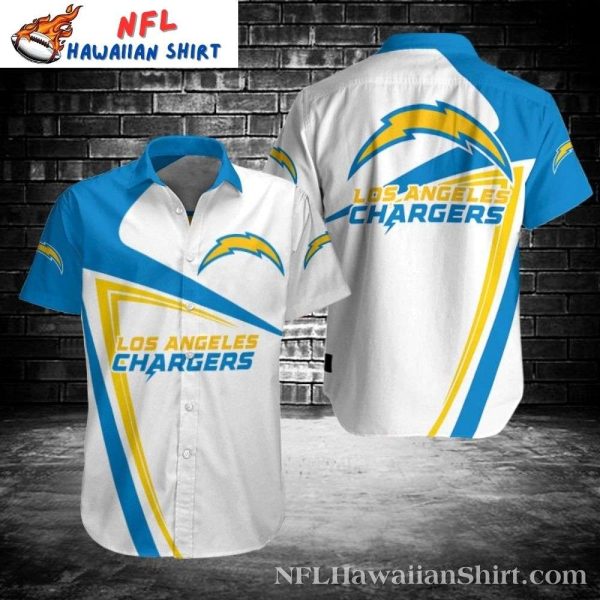Sleek Lightning Los Angeles Chargers Custom Hawaiian Shirt