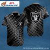 Sleek Silver And Black – Las Vegas Raiders Men’s Hawaiian Shirt