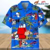 Snoopy Surfing Summer Beach Men’s Buffalo Bills Hawaiian Shirt