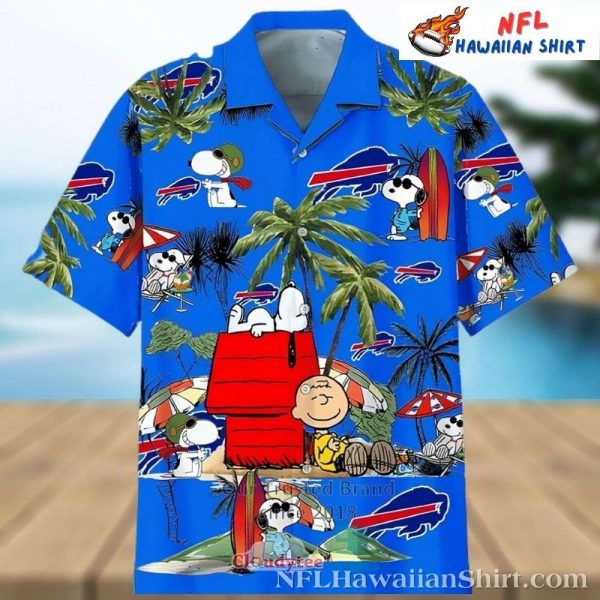 Snoopy Character Cartoon Beach Vibes Buffalo Bills Hawaiian Shirt
